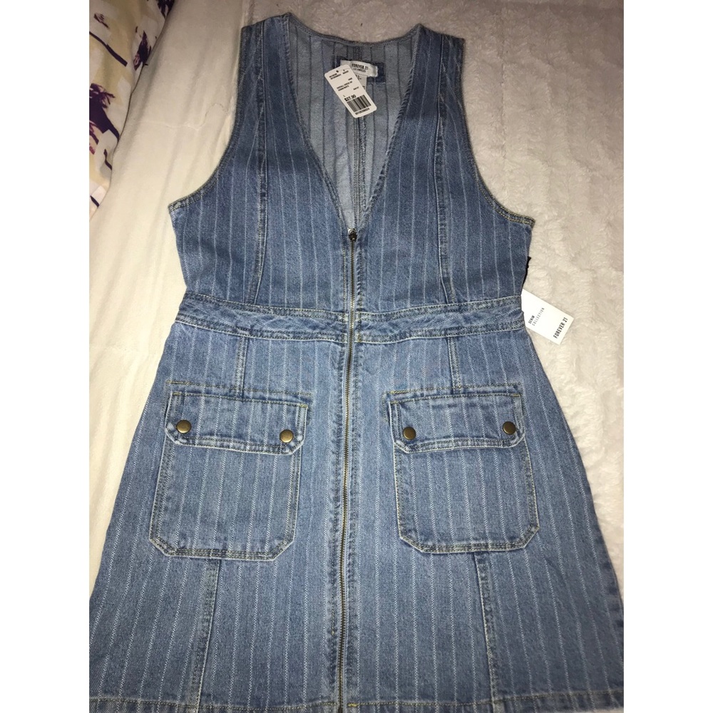 Forever 21 A-line Denim Dress